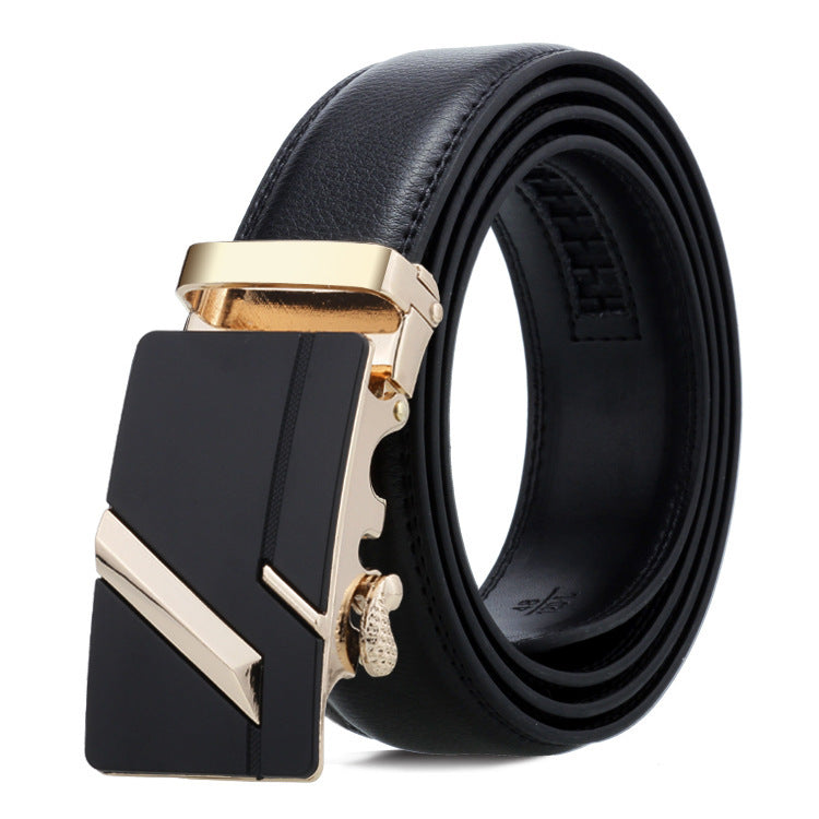 Men's Automatic Buckle Business Trouser Belt - Professional Efficiency