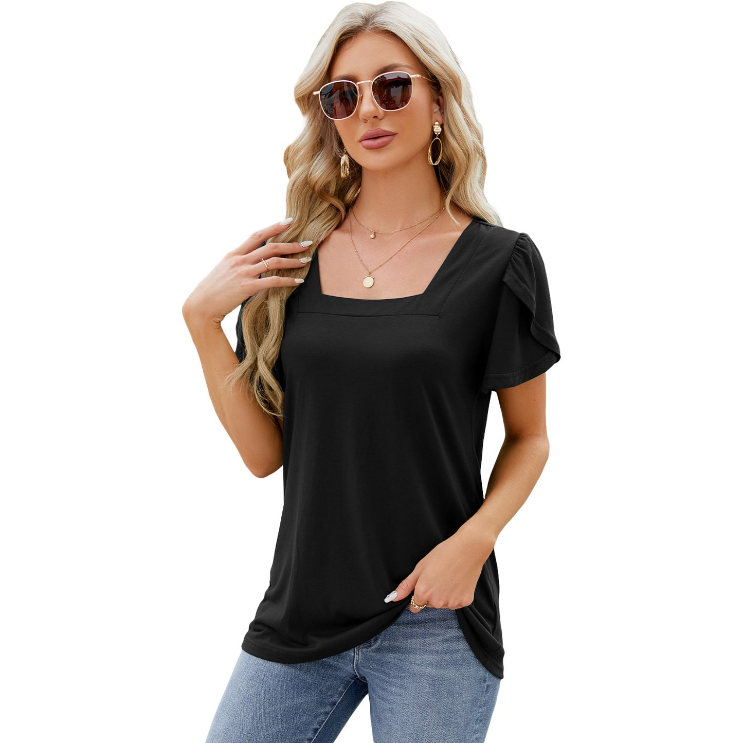 Bohemian Beach Loose T-shirt - Summer Top Fashion