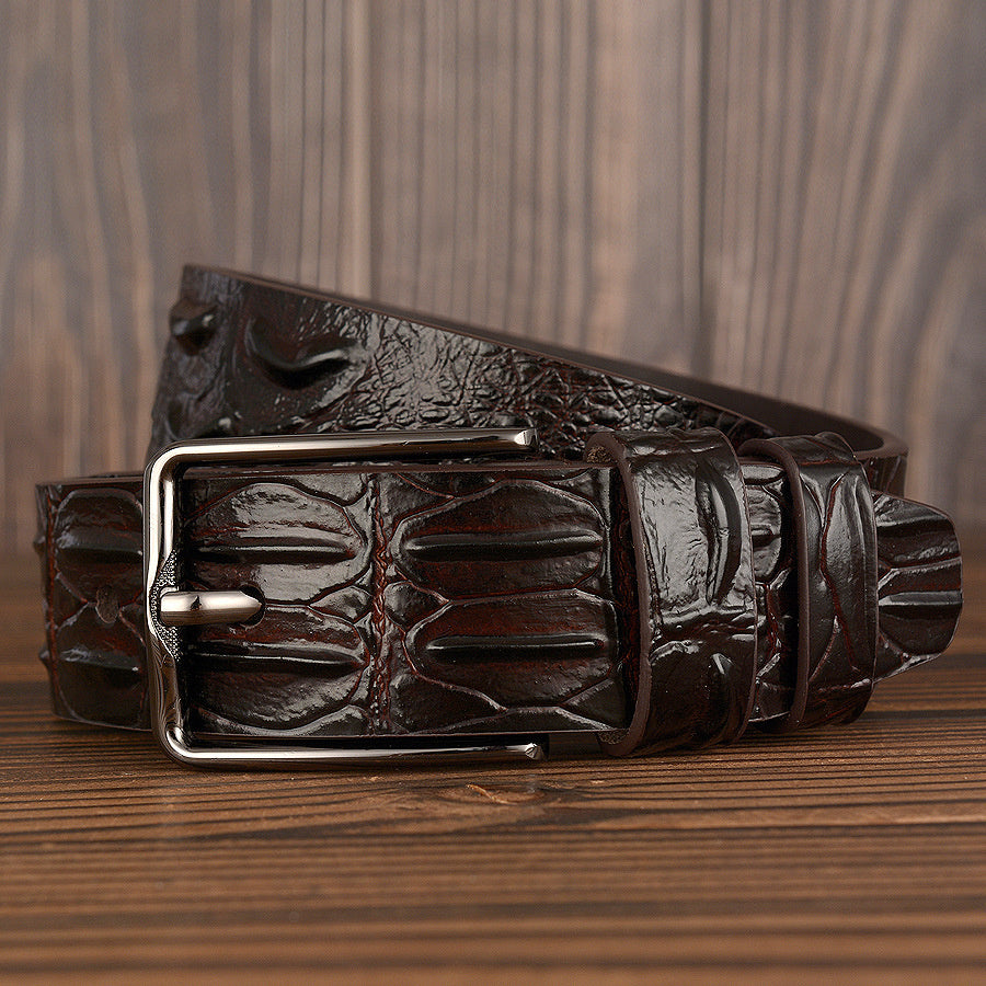 Men's Fashion Luxury Dermis Leather Belt - Distinguished Elegance