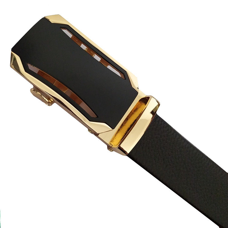 Men's Plus Size Extended Automatic Buckle Belt - Inclusive Comfort