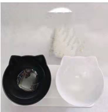 Cat Double Bowl - Elevated 15° Tilted Design for Neck Protection