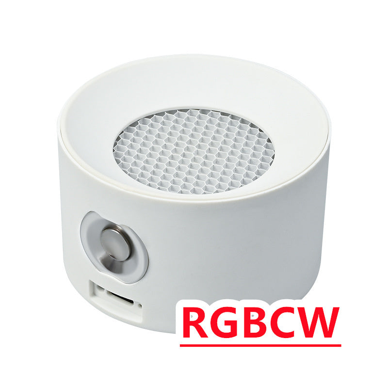 Magnetisk berörbar LED USB Uppladdningsbar Bordslampa 360 Rotera Sladdlös Fjärrkontroll Skrivbordslampor Hem Sovrum Vägg Nattlampa