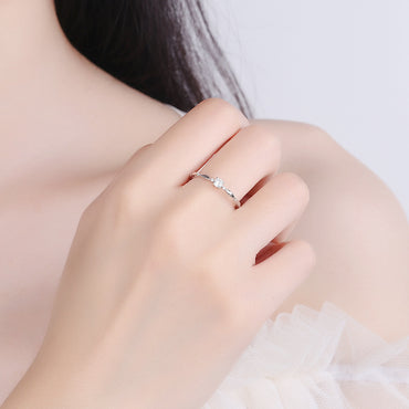 Bague de mariage en diamant de mode Moissanite