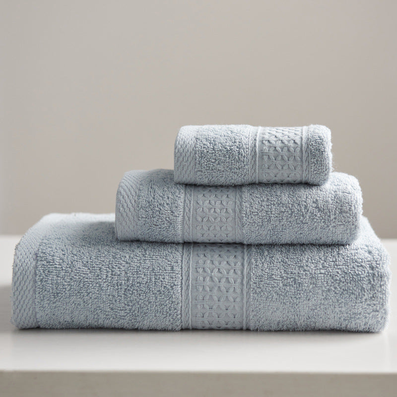 Serviette carrée de Style minimaliste, ensemble de serviettes de bain en pur coton