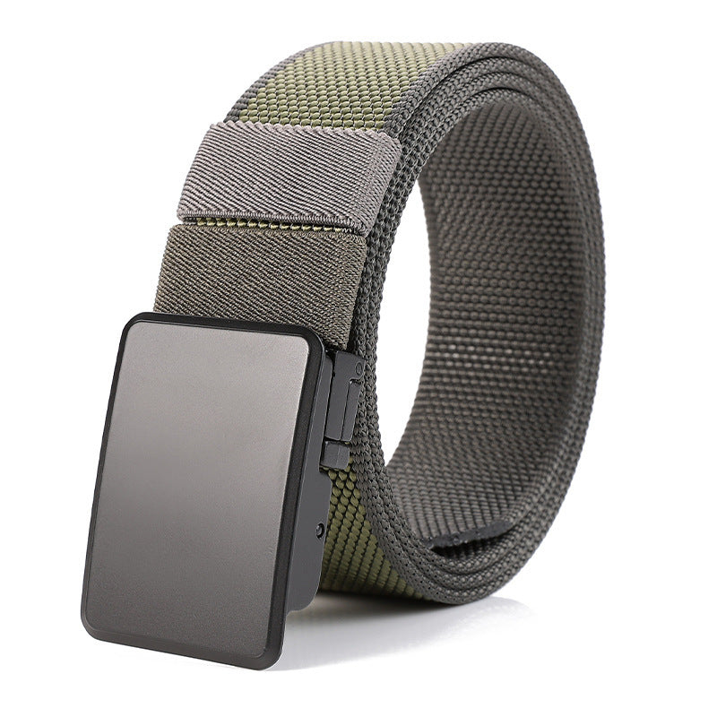 Men's Rotating Buckle Double-Sided Nylon Waistband - Versatile Innovation