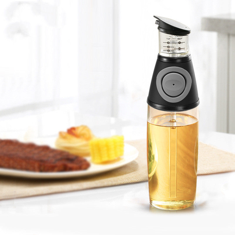 500ml Measurable Glass Bottle Oil Bottle Soy Sauce Bottle Kitchen Equipment