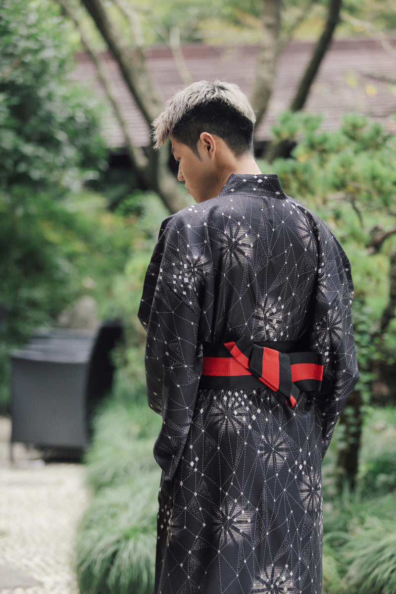 Japanese Kimono Male Traditional Samurai Gentleman