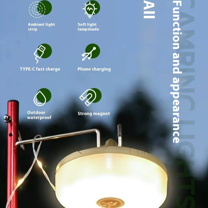 Holiday Outdoor Charging Multifunctional Camping Lantern