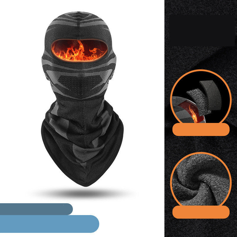 Huvudbonader utomhus vindtät scarf förtjockad