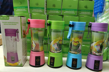 Bärbar mixer med USB-uppladdningsbar mini-fruktjuicemixer för kök Hem Enkel bärbar elektrisk minijuicer
