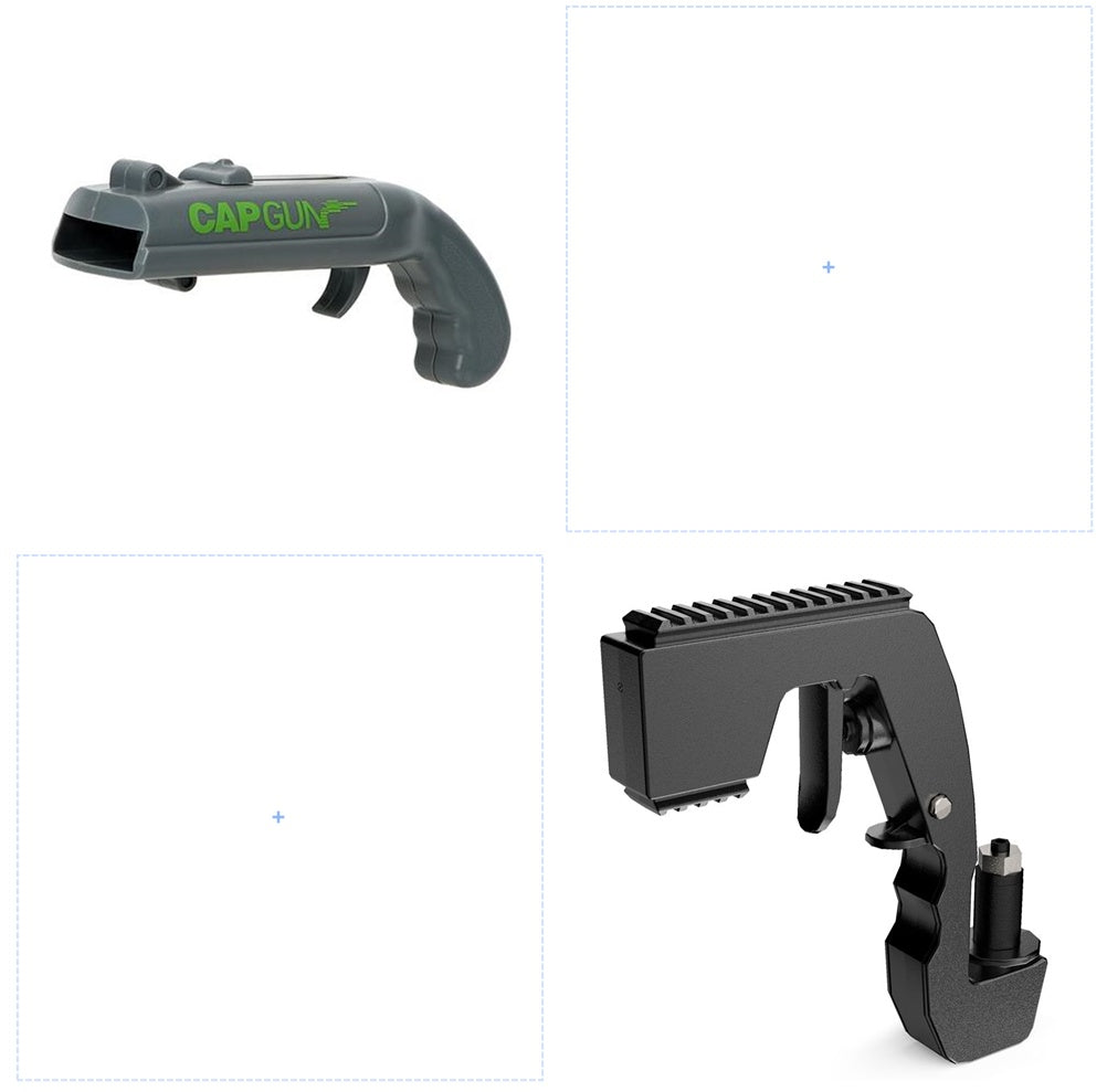 Can Opener Spring Cap Catapult Launcher Gun Shape Bar Tool Drink Opening Shot Beer Bottle Opener Creative
