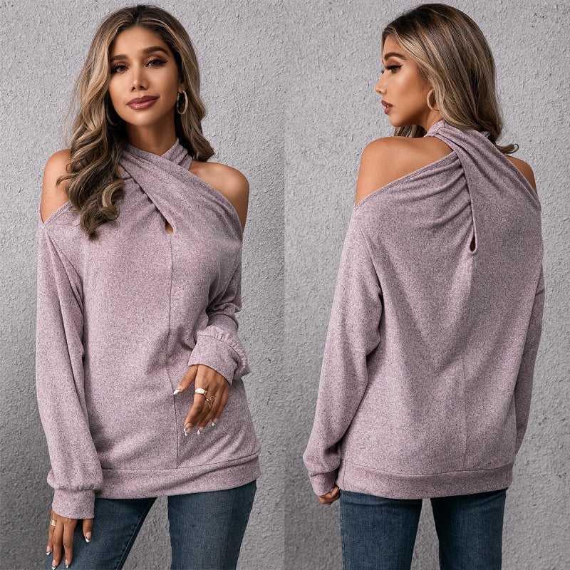 Off-shoulder Sweater - Stylish & Comfortable