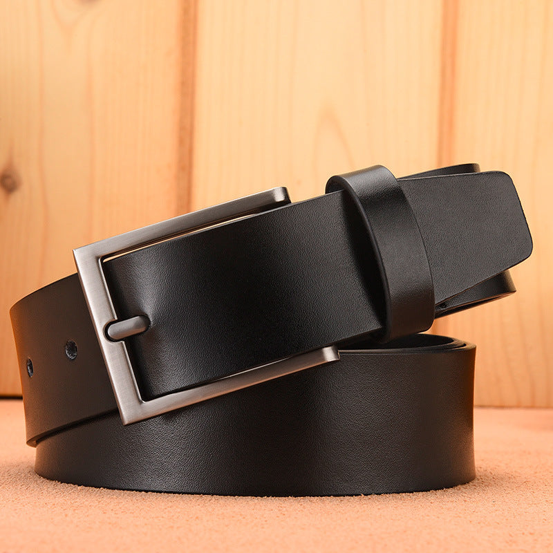Men's Leather Casual Pin Buckle Belt - Authentic Classic
