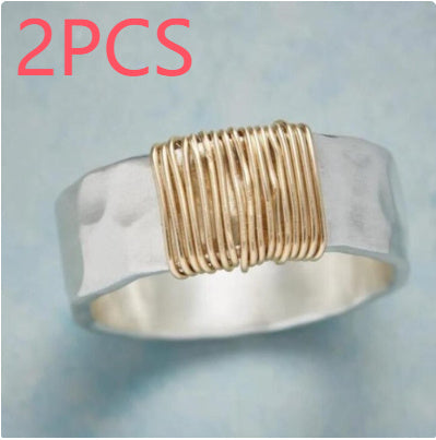 Geometric Simple Bracelet Wide Face Ring