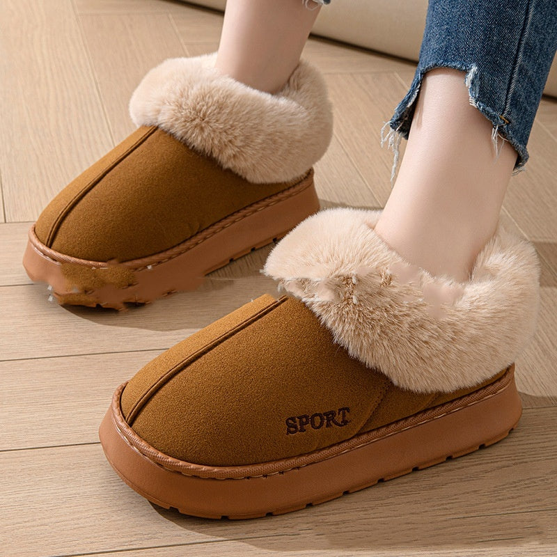 Sunday Cozy Plush Soft Slippers