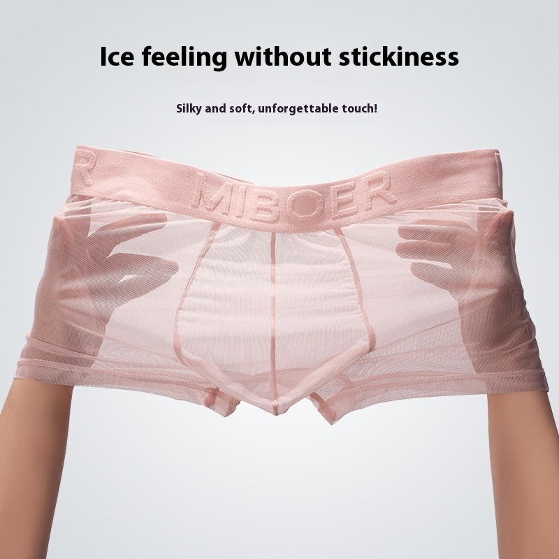 Men's Thin Invisible And Breathable Boxers
