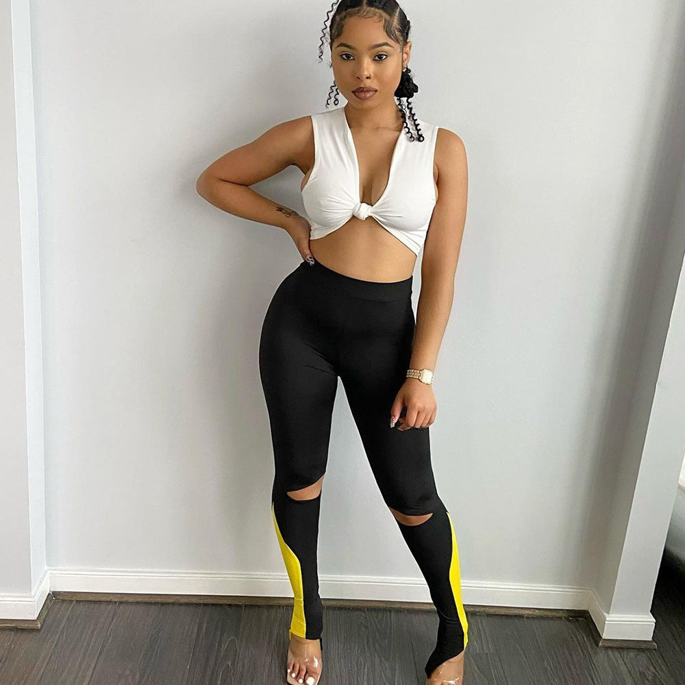 Women's Tight Bell-bottom Pants Trousers - Sleek Appeal