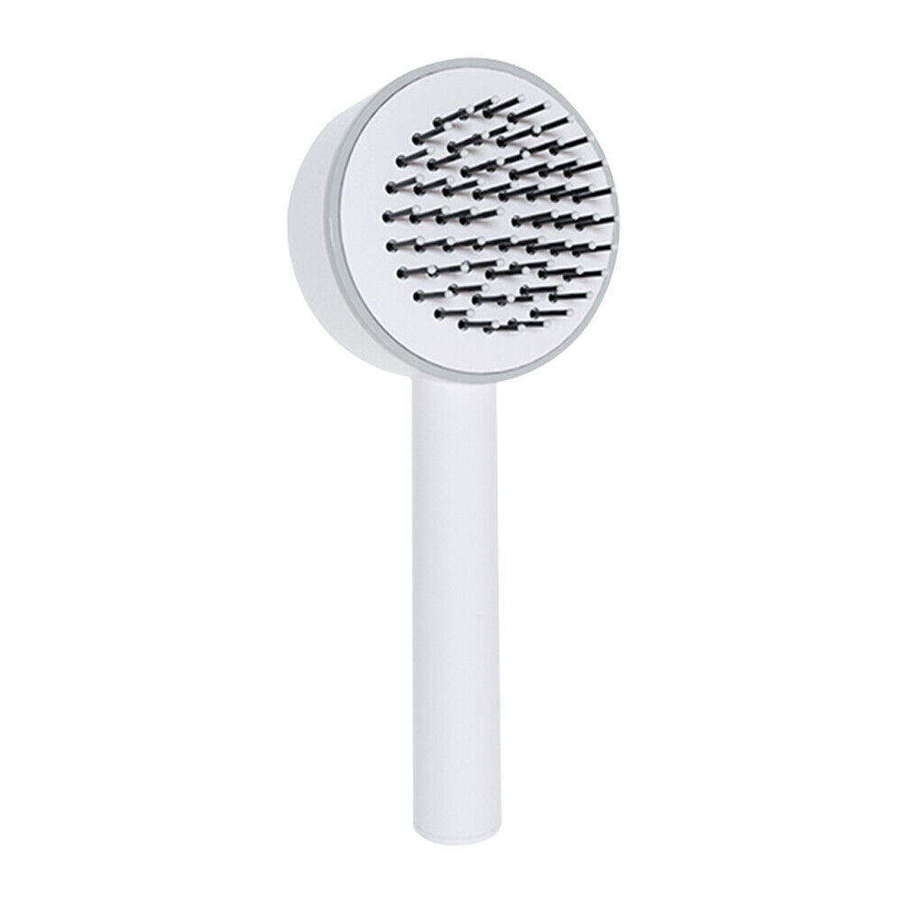 3D Air Cushion Hair Brush - Self-Cleaning Massage Comb with Retractable Bristles