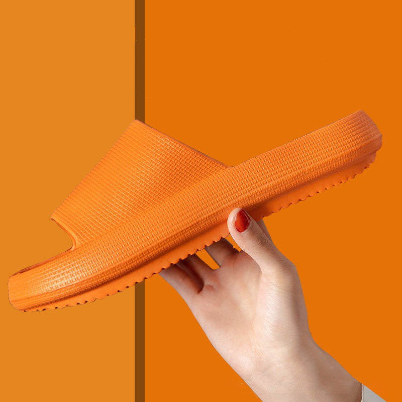 New Household Foot Feces Slippers Female Bathroom Bathing Couple Home Sandals And Slippers Male Summer Outer Wear Thick
