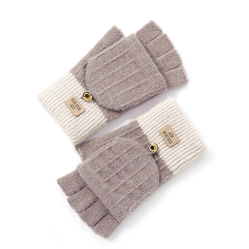 Warm Alpaca Wool Gloves And Windproof