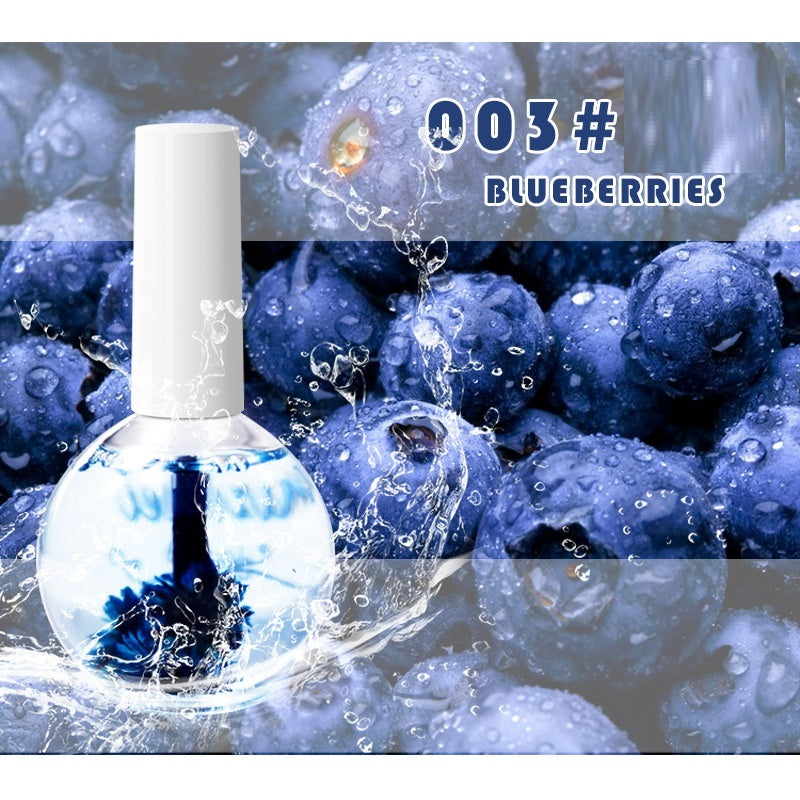 Professional Nail Treatment Oil - Dried Flowers Nutrition Formula | Moisturizing Strengthening Care