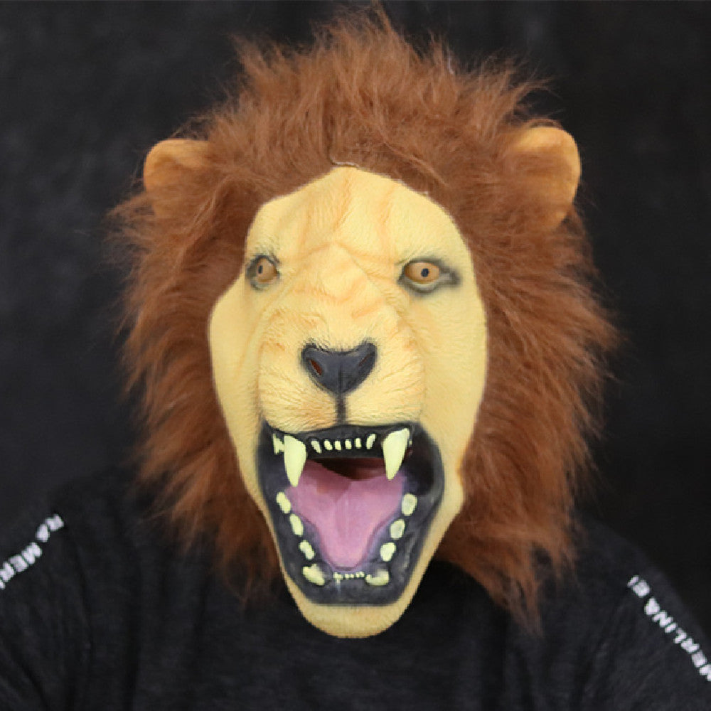 Halloween Lion Mask - Horror Party Latex Costume Mask