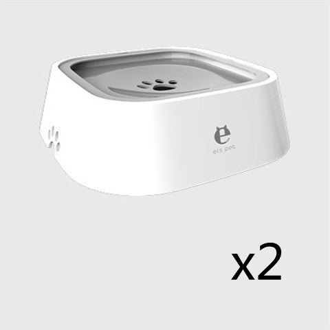 1,5 L Katt Hund Vattenskål Bär Flytande Skål Anti-Overflow Slow Water Feeder Dispenser Djurfontän ABS&PP Hundtillbehör