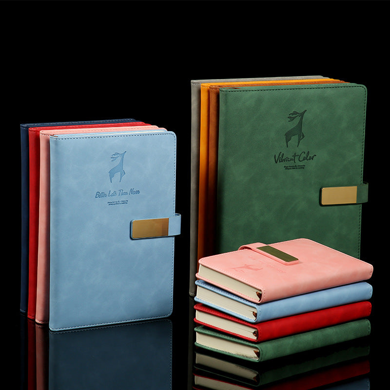 Läderliknande Business Office Notebook