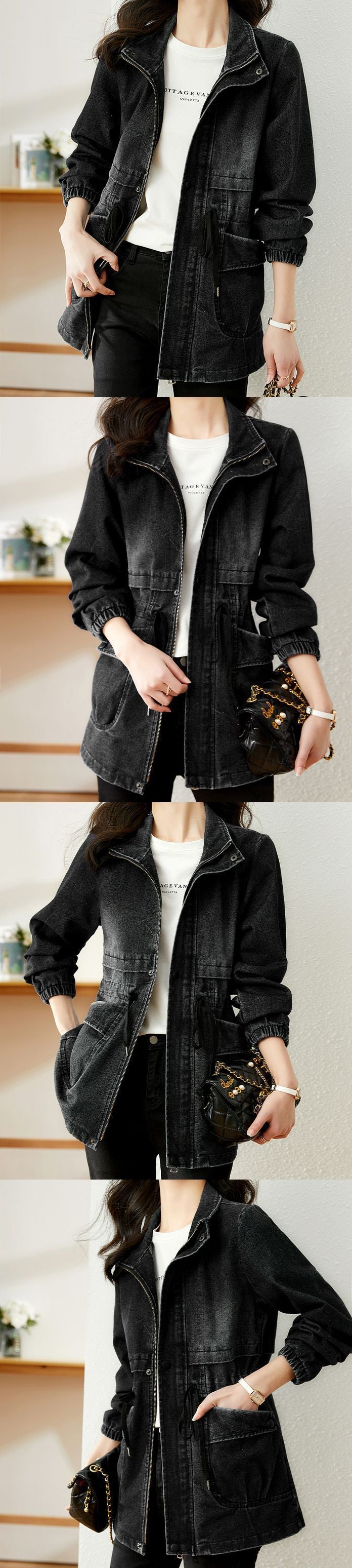Fashion Personalized Denim Jacket Women - High-Quality Statement Piece Modern Wardrobe Essential