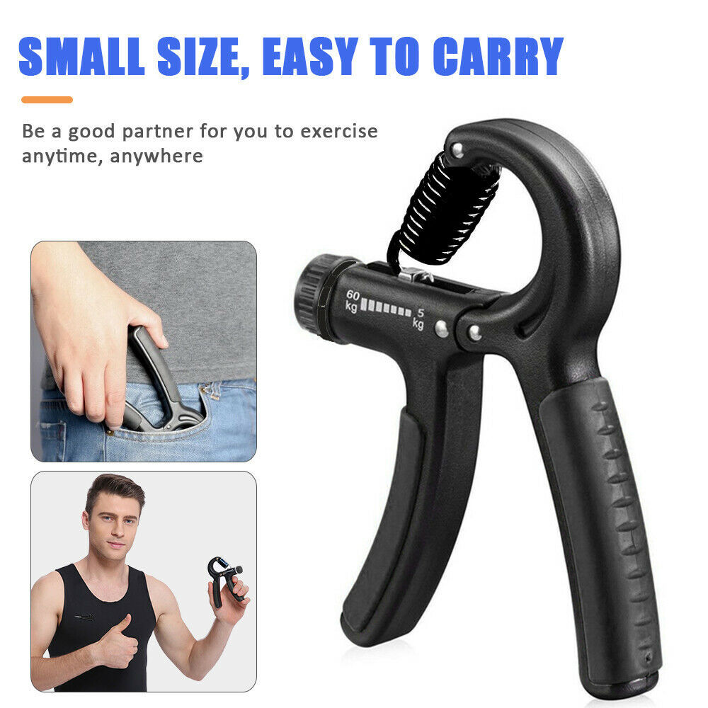 Handgrepp Justerbar Trainer Gripper Strengthener Gym Styrketränare Justerbar Heavy Gripper Fitness Handtränare Grip Handledsträning Öka styrkan Fjäder Finger Nyp Carpal Expander