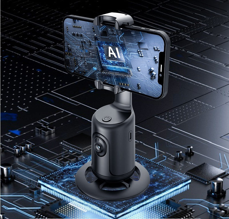 360 Auto Face Tracking Gimbal AI Smart Gimbal Face Tracking Auto Phone Hållare för Smartphone Video Vlog Live Stabilizer Tripod