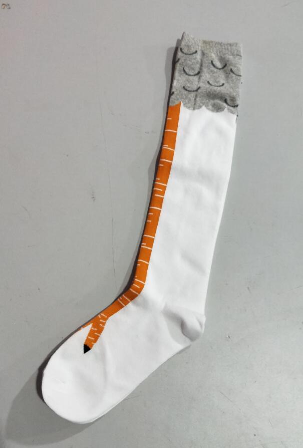 Spring and Autumn Knee Socks Funny Chicken Socks