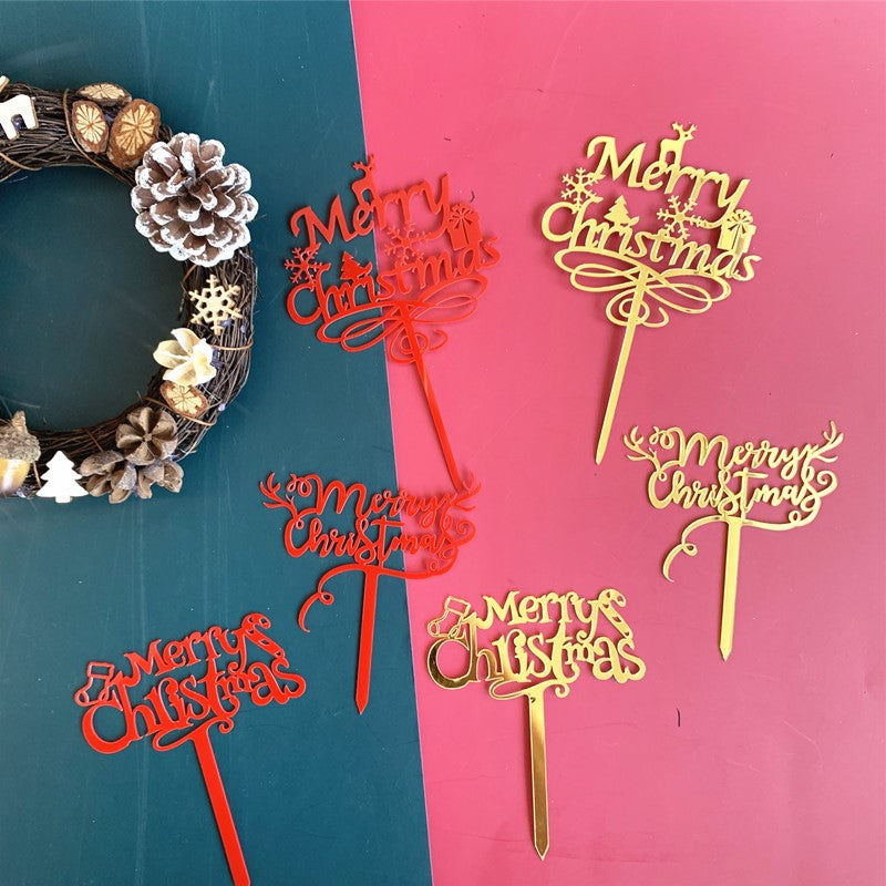 Préparez des décorations de gâteaux pour Noël