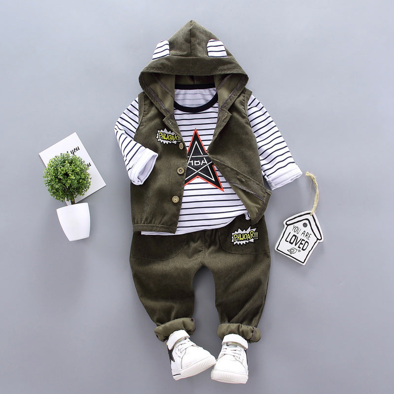 Boys' Autumn Three-Piece Suits