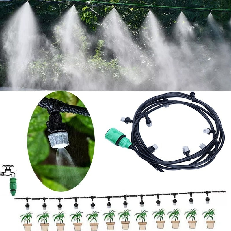Trädgårdsbevattningsslang Vattendimma Gröningssystempaket