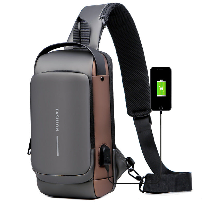 Tactical Security Chest Bag - Password Lock Anti-Theft Crossbody for Men