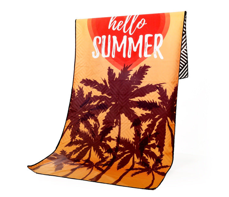 Serviette de plage de serviette de sport de plein air de voyage