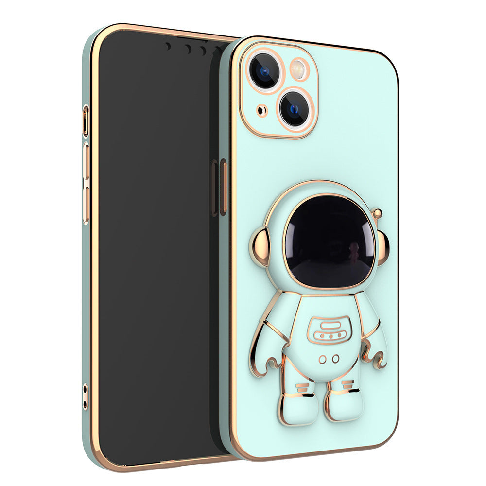 3D Astronaut Telefonfodral Anti-Drop galvaniseringsfäste