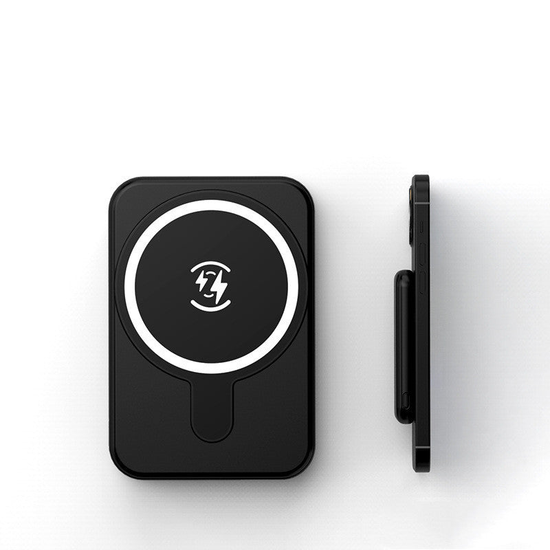 Mini snabbladdning Magnetisk trådlös kraftbank 5000 MAh Portabel