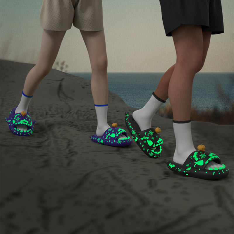 Luminous Shark Slippers - Holiday Platform Shoes - Trendy Collection