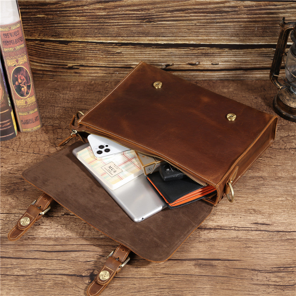 Sac à main d'affaires vintage Kumon pour hommes