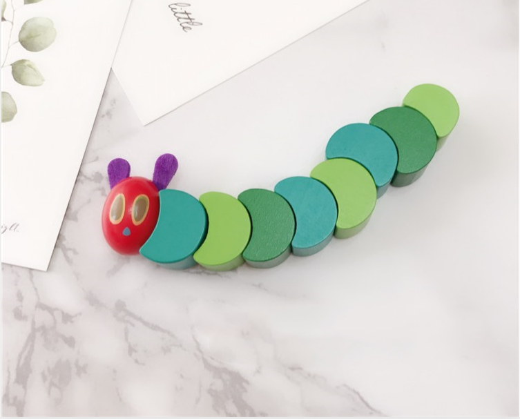 Jouets en bois Jouets éducatifs contre la faim de vers