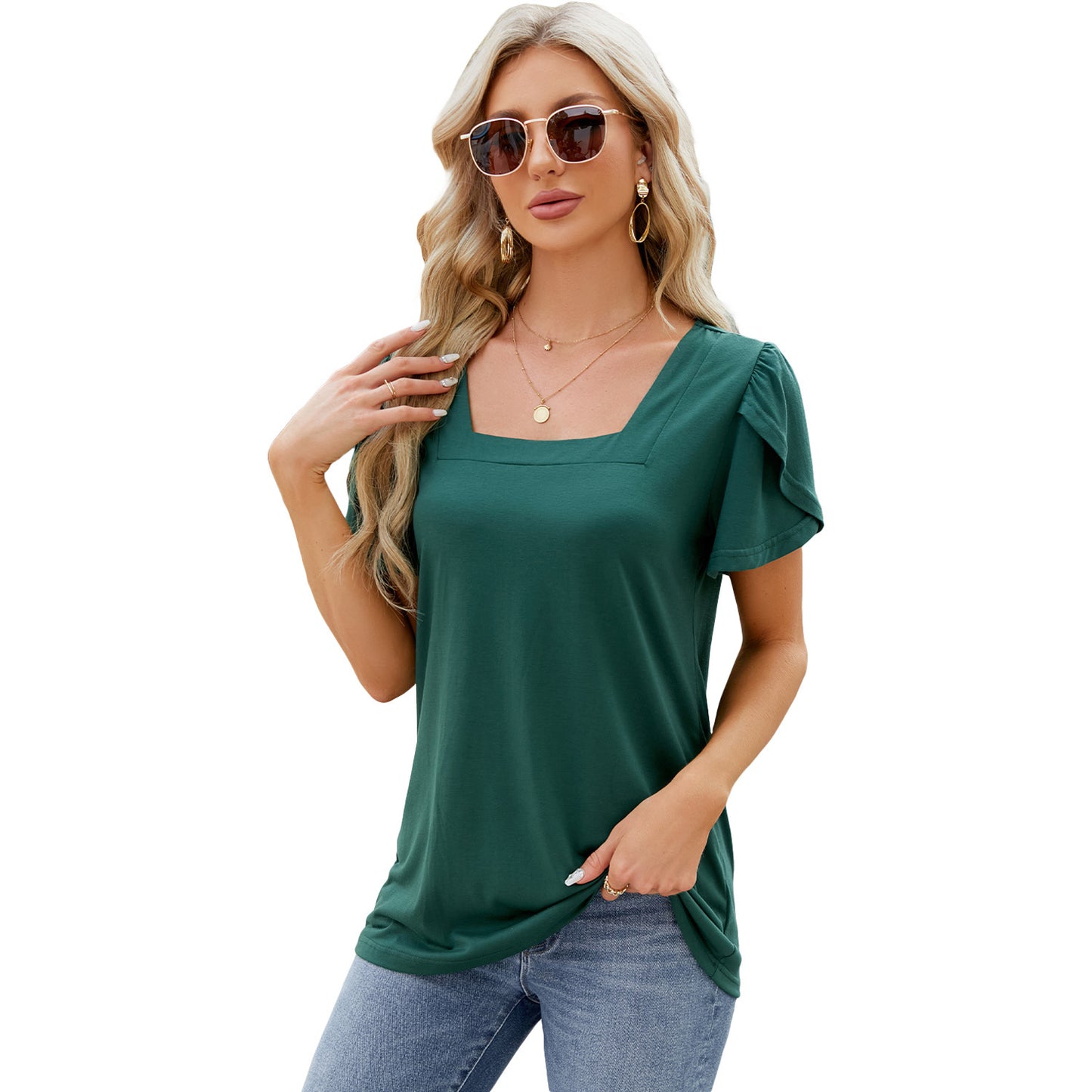 Bohemian Beach Loose T-shirt - Summer Top Fashion