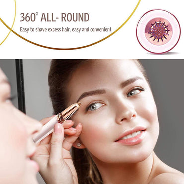 Flawless Eyebrow Trimmer Pen - LED Precision Hair Removal Tool