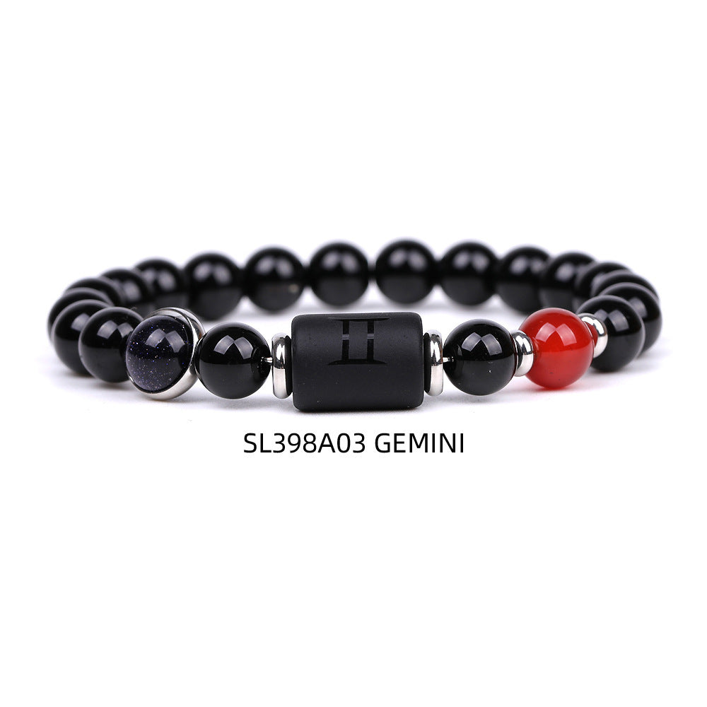 Moderiktiga tolv konstellationer armband för män