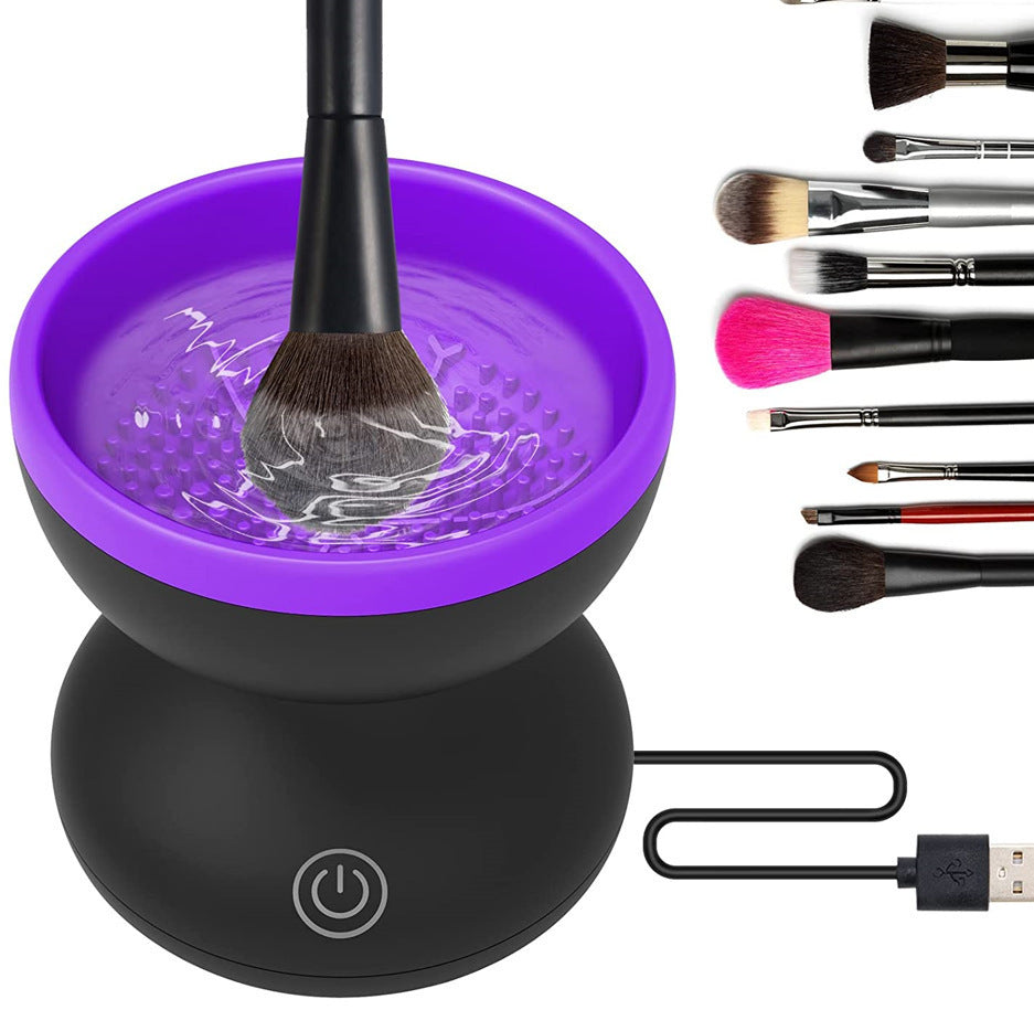 Electric Makeup Brush Cleaner - 80r/min 9-8.8cm ABS Silicone | 200g Portable Automatic USB