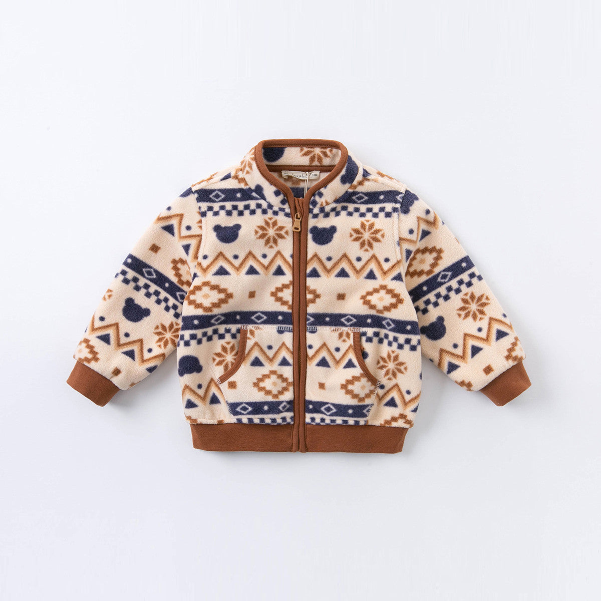 Hauts d'automne pour garçons, vestes pour bébés, polaire pour enfants
