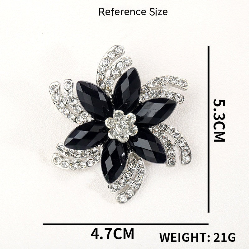 Broche Femme Strass Manteau Accessoires