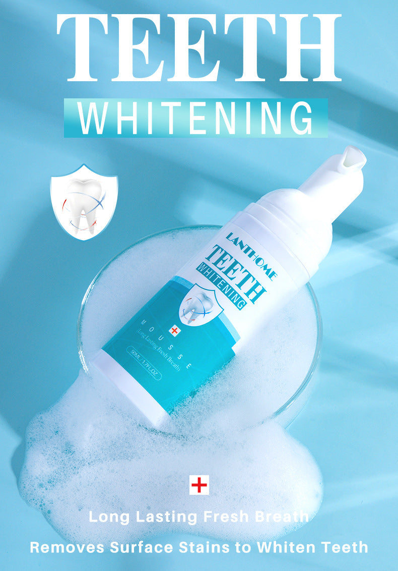Tandblekningsmousse Rengöring Tandvård Oral Cleaning Care Skum