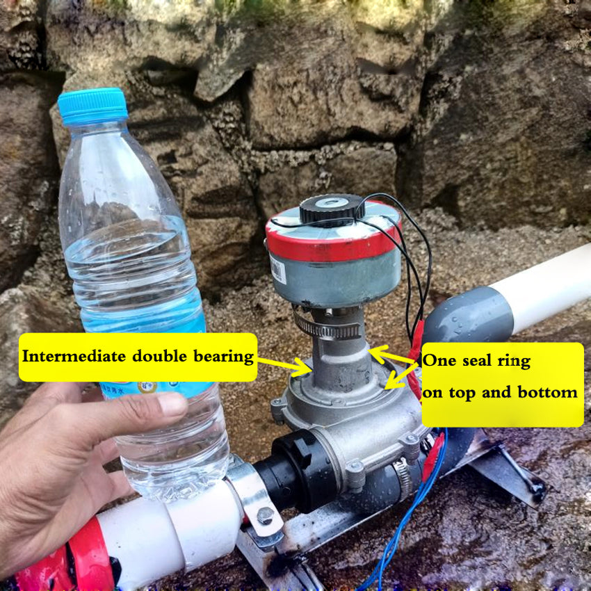 Micro Hydroelectric Generator 500 Watt 50hz 220 Volt Högeffekt Med Övervakning TV-belysning Dator Utomhus